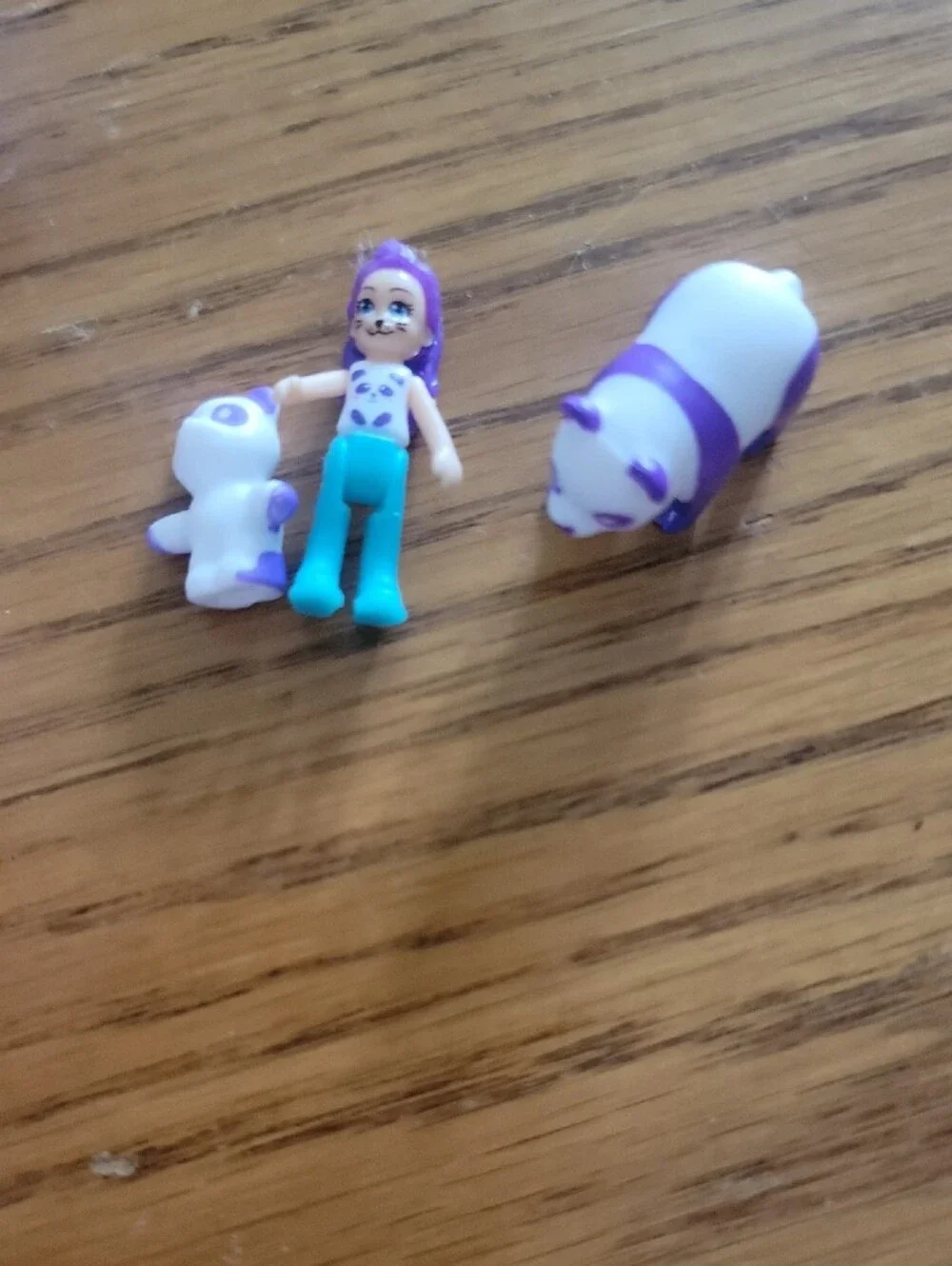 2020 Mattel Polly Pocket Panda Bear Playset. 3.5